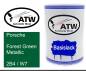 Preview: Porsche, Forest Green Metallic, 2B4 / W7: 500ml Lackdose, von ATW Autoteile West.